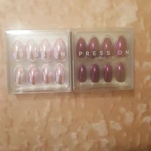 2 Pairs of Press On Manicure Nails